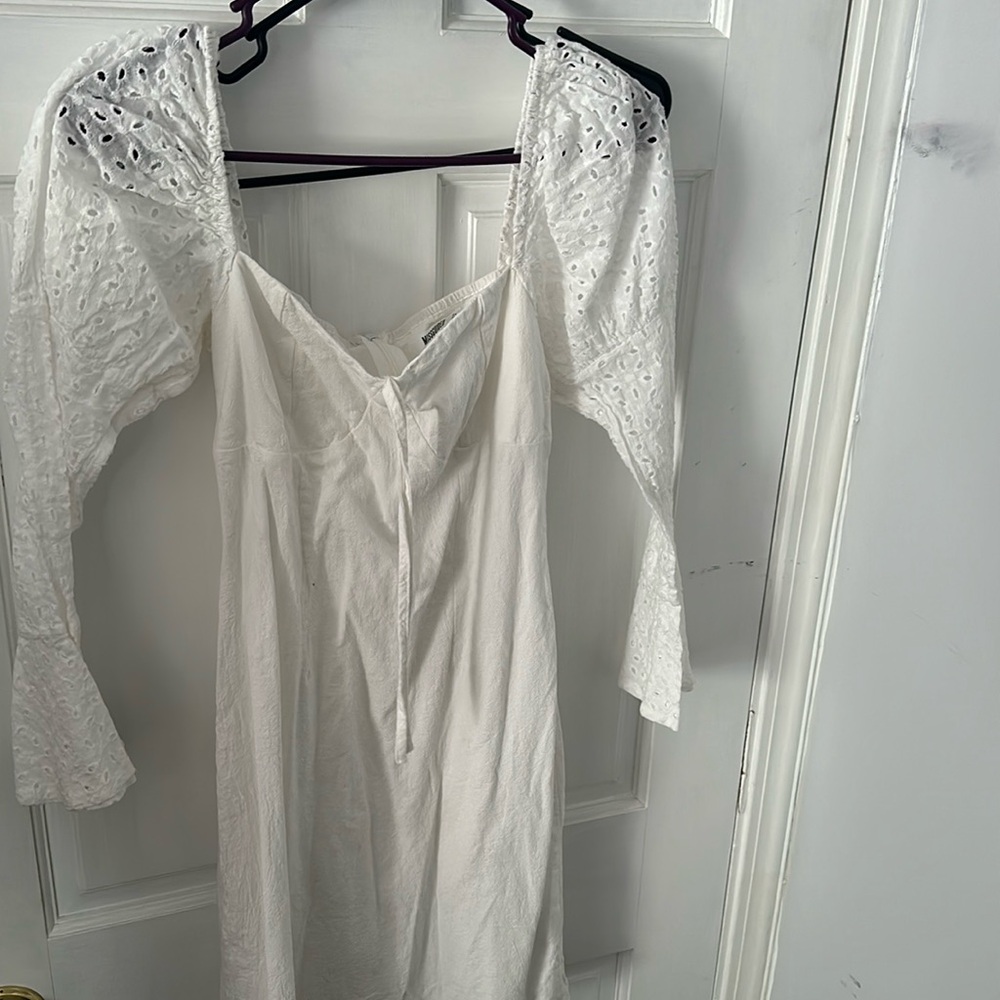 White missguided dress